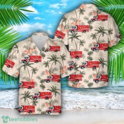 Sarasota County Fire Department Rescue 4 3D Hawaiian Shirt Beach Shirt Product Photo 1