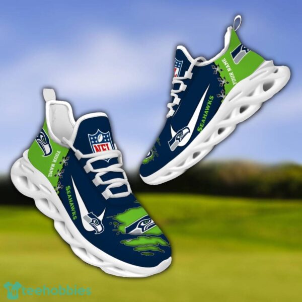 Seattle seahawks Personalized Name NFL Limited Max Soul Shoes Product Photo 3