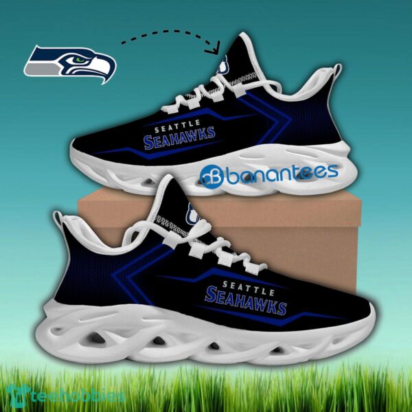 Seattle Seahawks Running Sneaker Symbolic Gift Max Soul Shoes New For Fans - NFL Seattle Seahawks Max Soul Sneakers Style 1