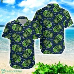 Seattle Seahawks Skull Combo Hawaiian Shirt And Shorts Product Photo 2
