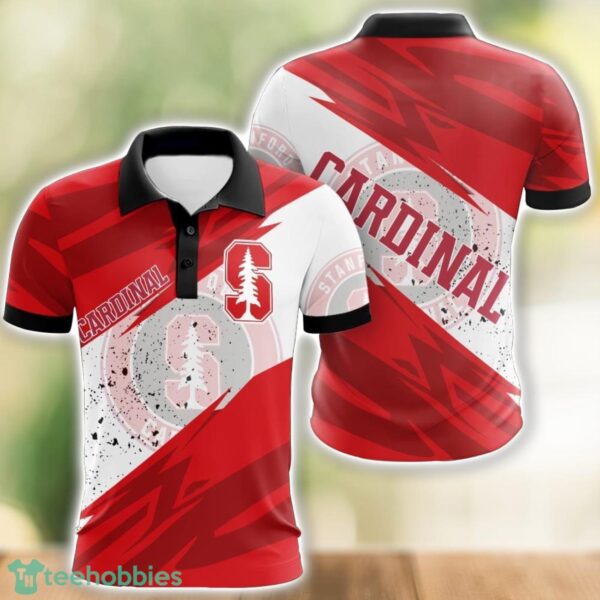 Stanford Cardinal All Over Print 3D Polo Shirt Golf Lover Gift Product Photo 1