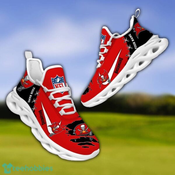 Tampa Bay Buccaneers Personalized Name NFL Limited Max Soul Shoes Product Photo 3