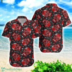 Tampa Bay Buccaneers Skull Combo Hawaiian Shirt And Shorts Product Photo 2