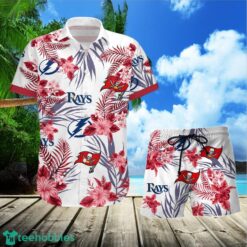 Tampa Bay Buccaneers Tampa Bay Lightning Tampa Bay Rays Combo Hawaiian Shirt And Shorts Product Photo 1