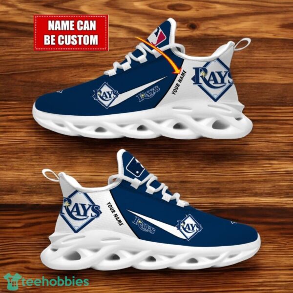 Tampa Bay Rays Team Logo Personalized Name MLB Max Soul Shoes For Men Women Sport Gift Product Photo 1