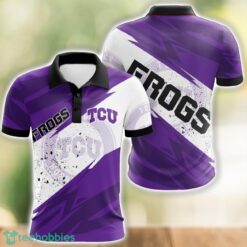 TCU Horned Frogs All Over Print 3D Polo Shirt Golf Lover Gift Product Photo 1