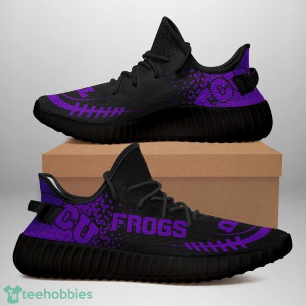 TCU Horned Frogs Yeezy Sneakers For Men And Women Product Photo 2