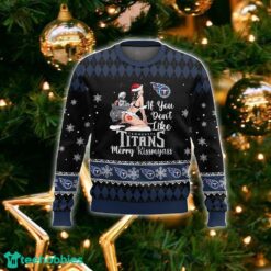 Tennessee Titans Kissmyass Ugly Sweater For Fans Christmas Vintage Gift - Tennessee Titans Kissmyass Ugly Sweater_2