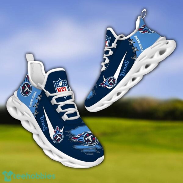 Tennessee Titans Personalized Name NFL Limited Max Soul Shoes Product Photo 3