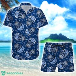 Tennessee Titans Skull Combo Hawaiian Shirt And Shorts Product Photo 1