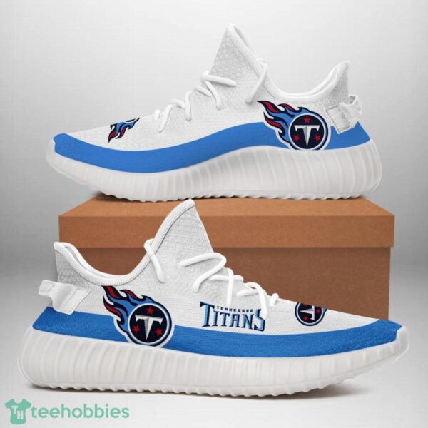Tennessee Titans Yeezy Sneakers For Men And Women Sport Team Gift Product Photo 1