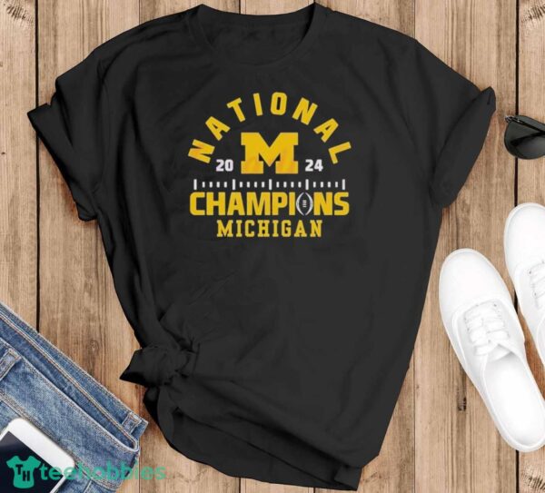 Top National Champions 2024 Michigan T-Shirt - Black T-Shirt