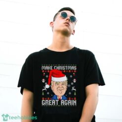 Trump 2024 Make Christmas Great Again Funny Ugly Shirt Product Photo 3