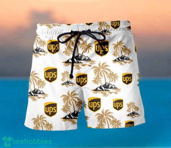 UPS Lover Hawaiian Shirt And Shorts For Men And Women Summer Vacation Shirt Product Photo 2