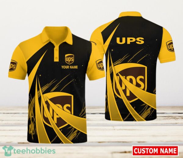 UPS Polo Shirt Custom Name Product Photo 1