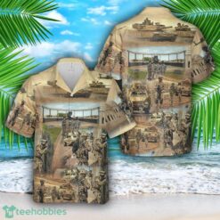 US Army 3rd Armored Cavalry Regiment Brave Rifles 3D Hawaiian Shirt Beach Shirt Product Photo 1
