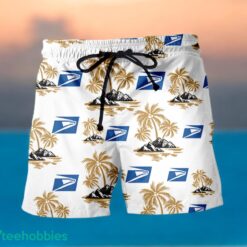 USPS Lover Hawaiian Shirt And Shorts For Men And Women Summer Vacation Shirt Product Photo 2