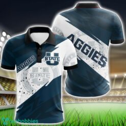 Utah State Aggies All Over Print 3D Polo Shirt Golf Lover Gift Product Photo 1