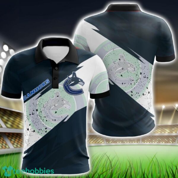 Vancouver Canucks All Over Print 3D Polo Shirt Golf Lover Gift Product Photo 1