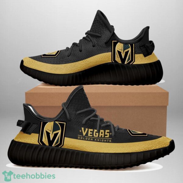 Vegas Golden Knights Yeezy Sneakers For Men And Women Sport Team Gift Product Photo 2