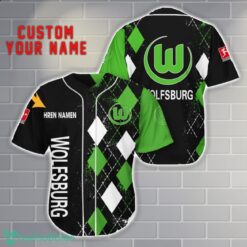 VfL Wolfsburg Custom Name 3D Baseball Jersey Shirt Men Women Gift Product Photo 1