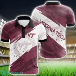 Virginia Tech Hokies All Over Print 3D Polo Shirt Golf Lover Gift Product Photo 1