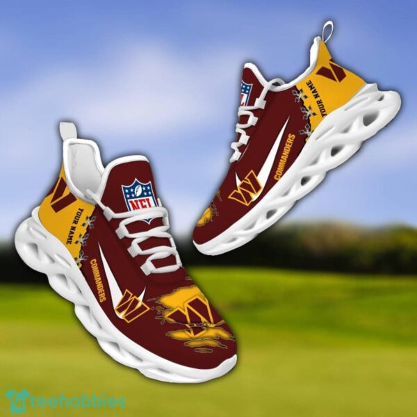 Washington Commanders Personalized Name NFL Limited Max Soul Shoes Product Photo 3