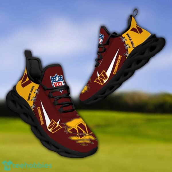 Washington Commanders Personalized Name NFL Limited Max Soul Shoes Product Photo 4