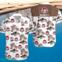 WENDY'S Coconut Tree Pattern Beach Hawaiian Shirt And Shorts For Fans Product Photo 1