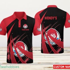 wendy's Polo Shirt Custom Name Product Photo 1