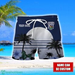 West Bromwich Albion F.C Floral Flower 3D Hawaiian Shirt And Shorts Custom Name Product Photo 2