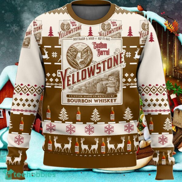 Yellowstone Bourbon Ugly Sweater Christmas Gift For Men And Women Holidays - Yellowstone Bourbon Ugly Sweater_ 1
