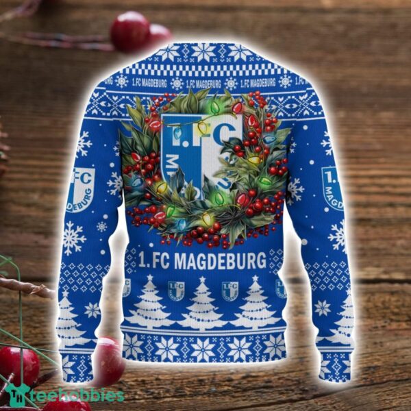 1. FC Magdeburg 3D Ugly Christmas Sweater Christmas Gift For Fans Men Women Christmas Sweater Product Photo 3
