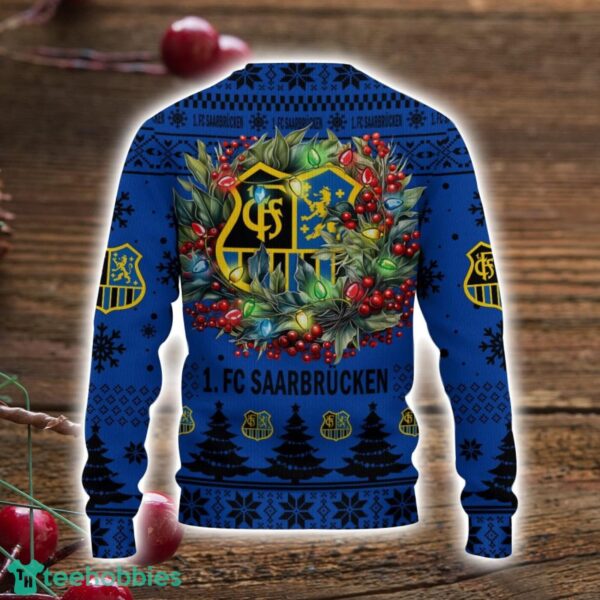 1. FC Saarbrucken 3D Ugly Christmas Sweater Christmas Gift For Fans Men Women Christmas Sweater Product Photo 3