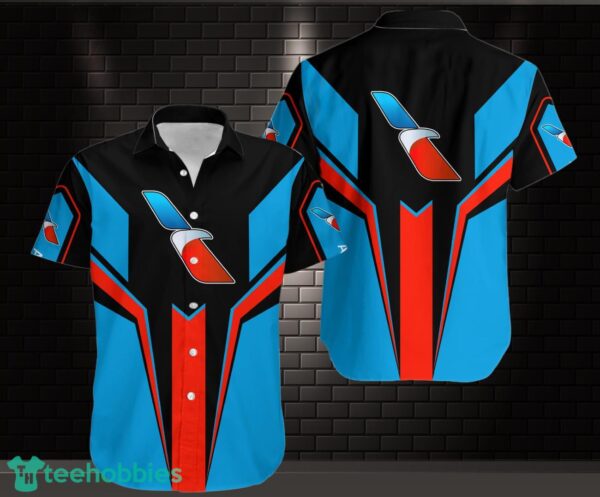 3D All Over Printed american airlines 3D Hawaiian Shirt Product Photo 1