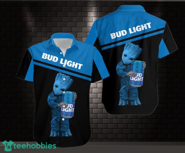 3D All Over Printed bud light Hawaii Shirt Product Photo 1