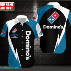 3D All Over Printed domino's pizza Lover Gift 3D Hawaiian Shirt Custom Name Product Photo 1