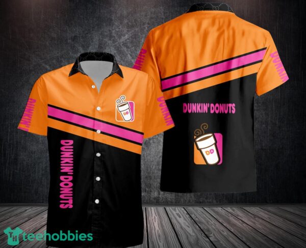 3d All Over Printed Dunkin’ Donuts 3D Printing Hawaiian Shirt For Men And Women Product Photo 1