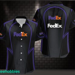 3d All Over Printed Fedex Black Hawaiian Shirt Product Photo 1