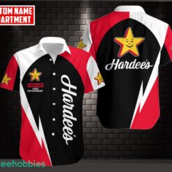 3D All Over Printed hardee's Lover Gift 3D Hawaiian Shirt Custom Name Product Photo 1