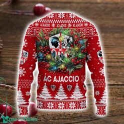 AC Ajaccio 3D Ugly Christmas Sweater Christmas Gift For Fans Men Women Christmas Sweater Product Photo 3