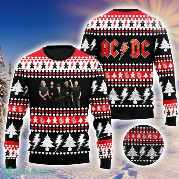 ACDC Fans 3D Ugly Christmas Sweater Christmas Gift Men And Women 2023 Sweater Product Photo 1