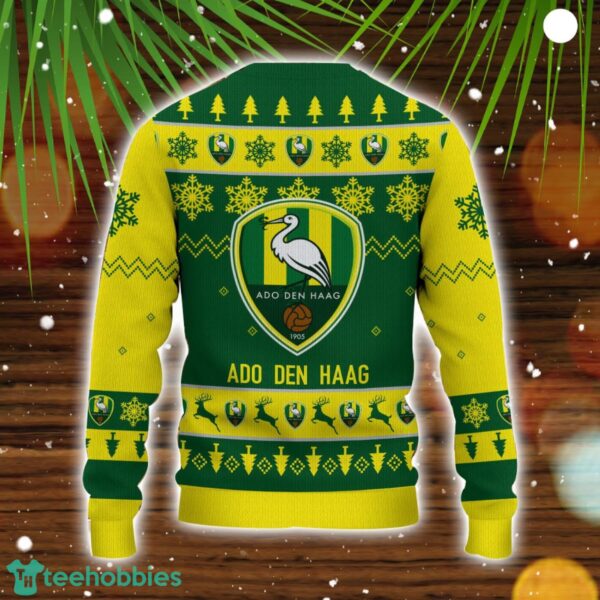 ADO Den Haag 3D Sweater Gift Ugly Christmas Sweater Product Photo 3