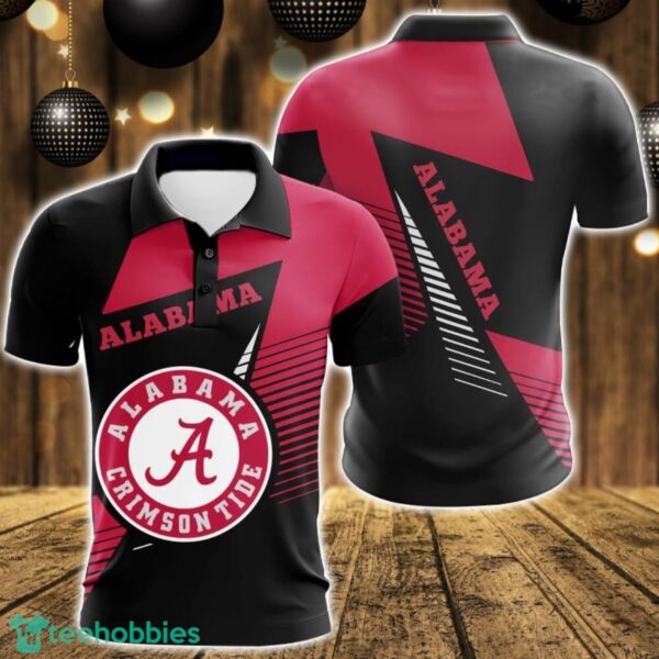 Alabama Crimson Tide 3D Polo Shirt For Team Sport Gift For Men Product Photo 1