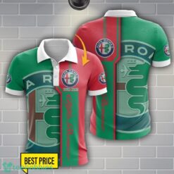 Alfa Romeo 3D Polo Shirt Custom Name For Fans Car Lover Gift Product Photo 1