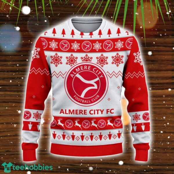 Almere City FC 3D Sweater Gift Ugly Christmas Sweater Product Photo 2