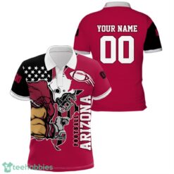 Arizona Football Team Polo Shirt Custom Name Number Gift For Men Sports Product Photo 1