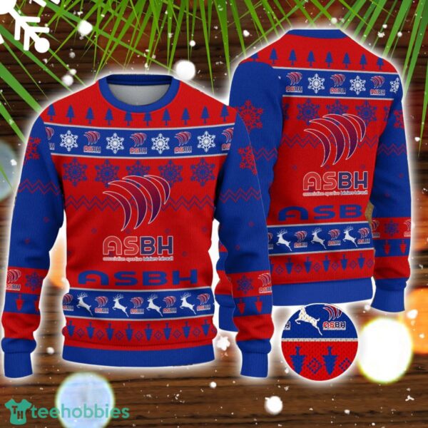 AS Beziers Herault 3D Sweater Gift Ugly Christmas Sweater Product Photo 1