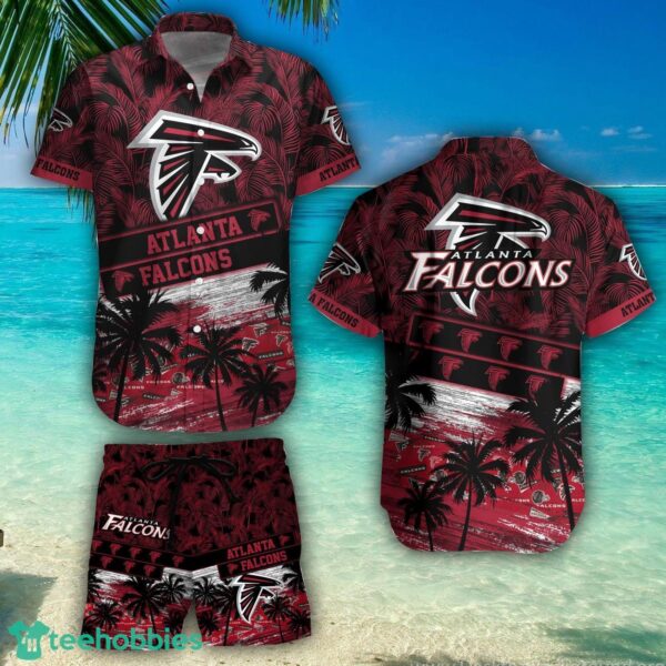 Atlanta Falcons Team NFL Hawaiian Shirt And Beach Shorts Summer Gift Product Photo 1