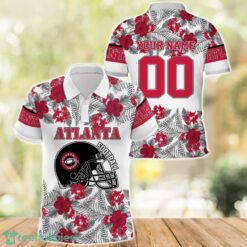 Atlanta Football Polo Shirt Full Printing Custom Name And Number Tropical Style Product Photo 1